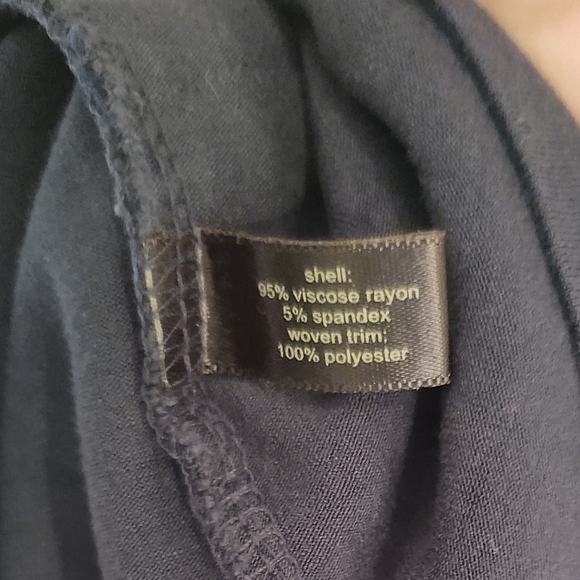 THE Limited | Navy Sleeveless Ruffle Shirt - Picture 5 of 6